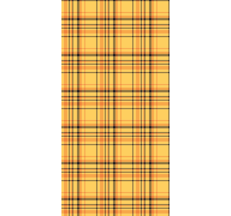 Rutet tekstiltrekk tapet soverom - Tenstickers