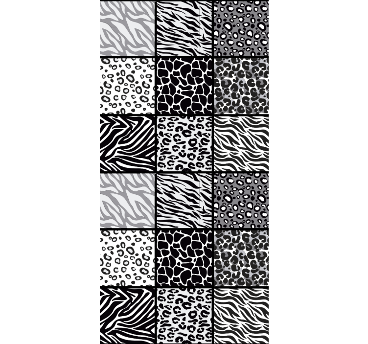 Ulike dyremønstre tapet dyr - Tenstickers