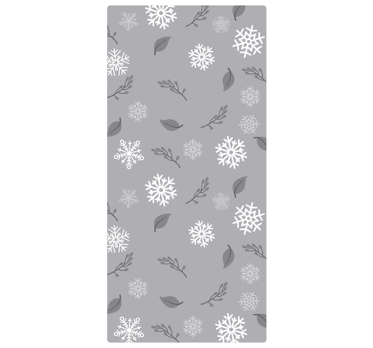 Jul tapet sesongens snøfnuggmotiv - Tenstickers