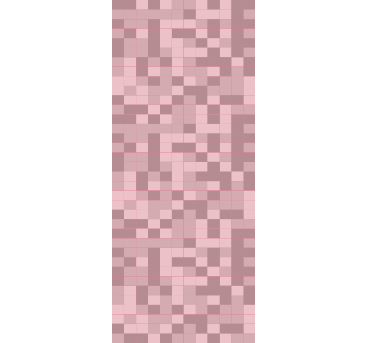 Tapet geometriske former pikselert kamuflasje - Tenstickers