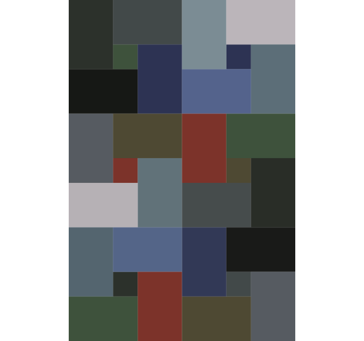 Tapet geometriske former geometriske blokker - Tenstickers