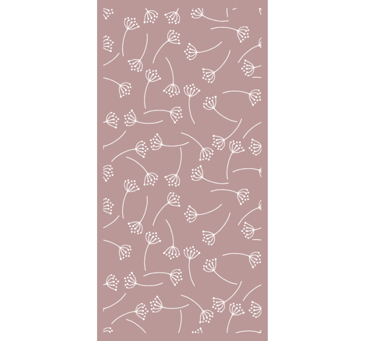 Tapet natur med mykt blomsterdesign - Tenstickers