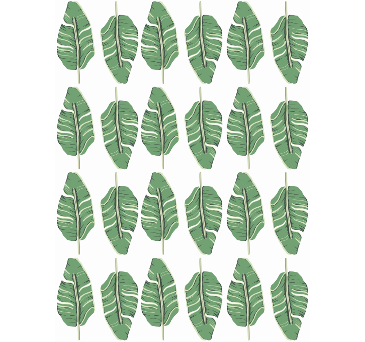 Tapet natur med overdådig bladmotiv - Tenstickers