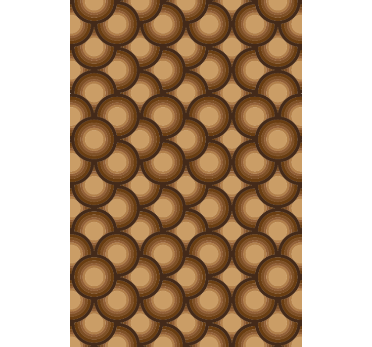 Tapet vintage brune soler - Tenstickers