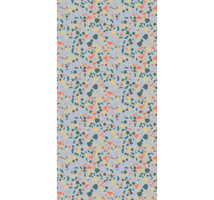 Vibrante abstrakte former tapet marmor - Tenstickers