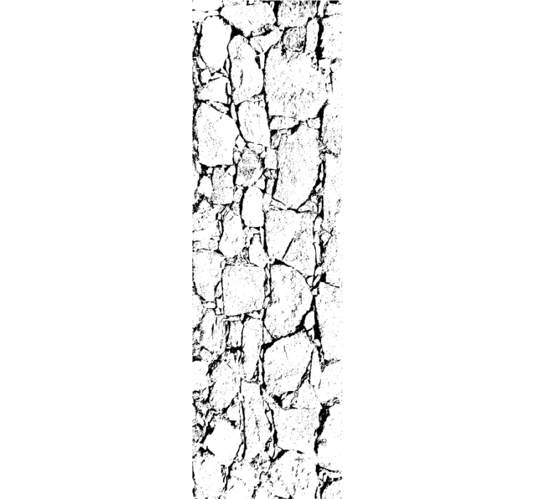 Tapet marmor sprukket grå stil - Tenstickers