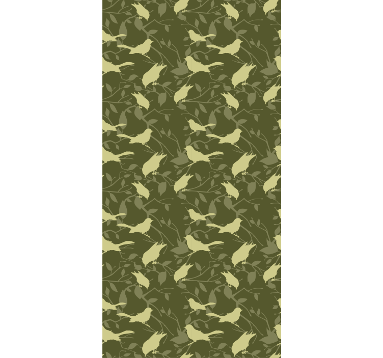 Tapet barn grønn viktoriansk stil - Tenstickers