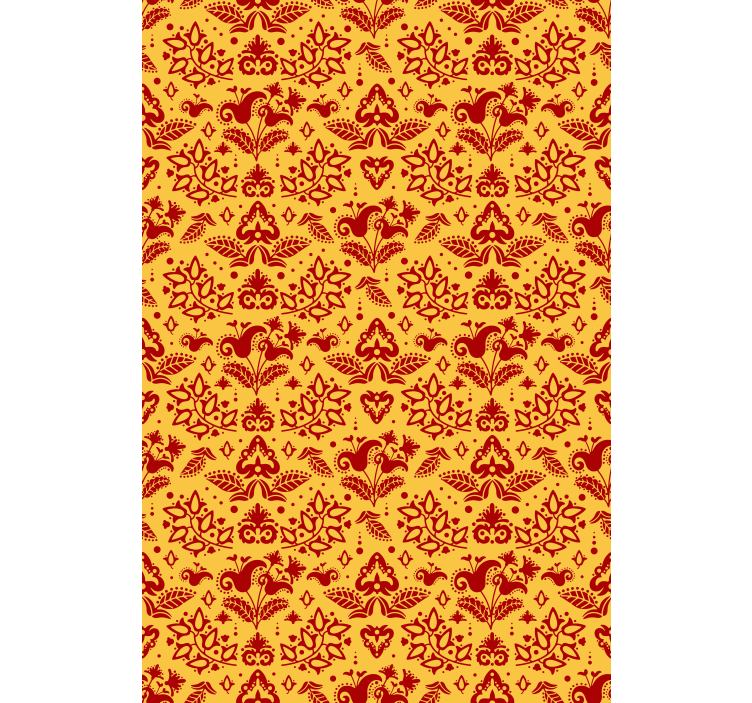 Botanisk motif stil tapet korridor - Tenstickers