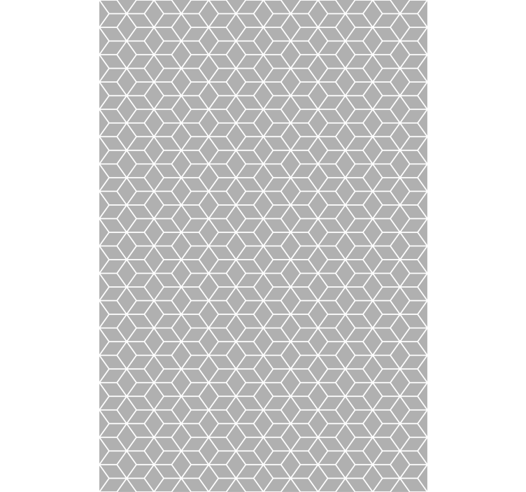 Hexagonal grått mønster tapet mønstre - Tenstickers