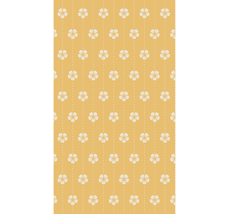 Tapet stue elegant blomstermønster - Tenstickers