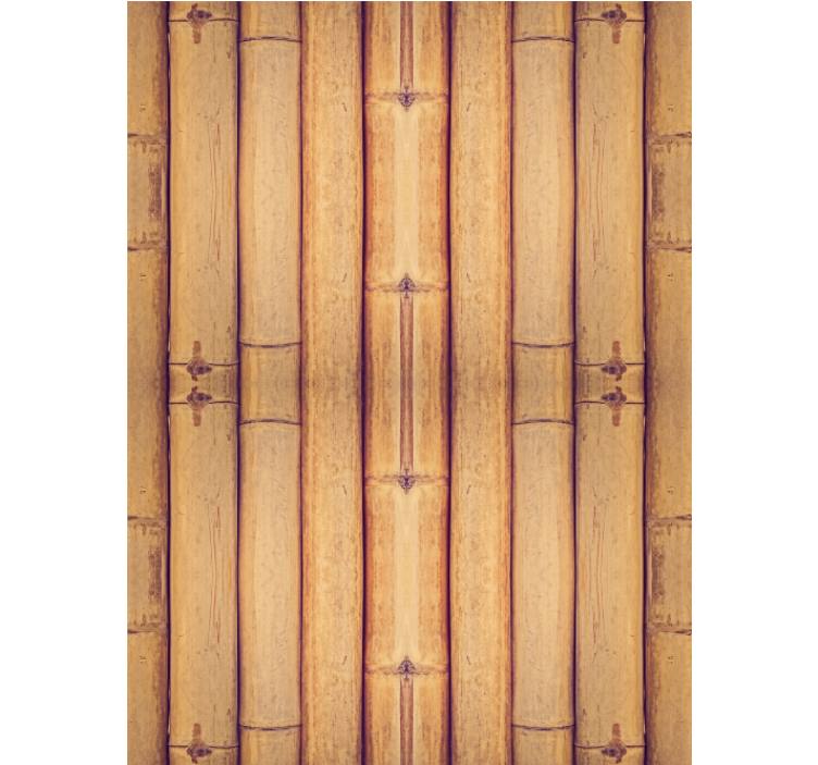 Tapet stue bambus treverk tekstur effekt - Tenstickers