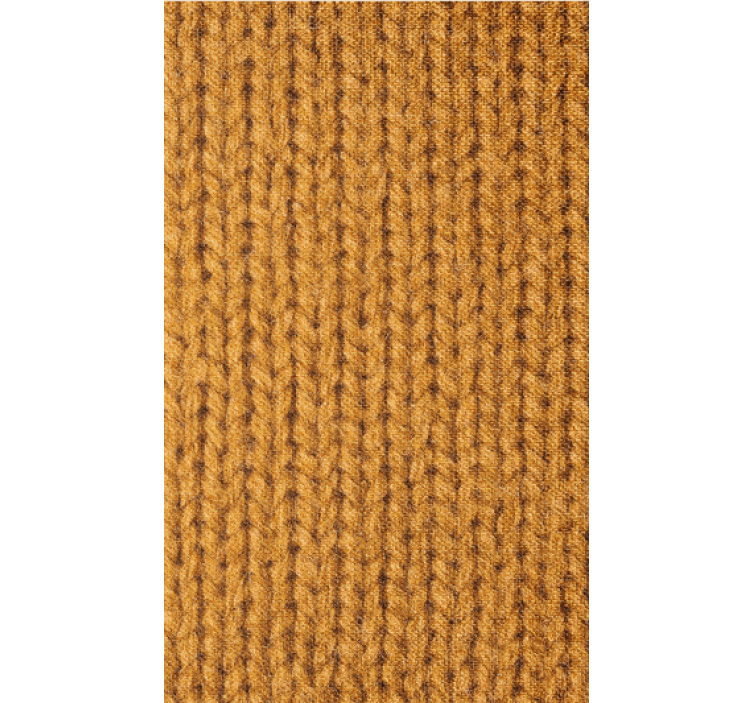 Orange imitert naturfiber tapet stue - Tenstickers