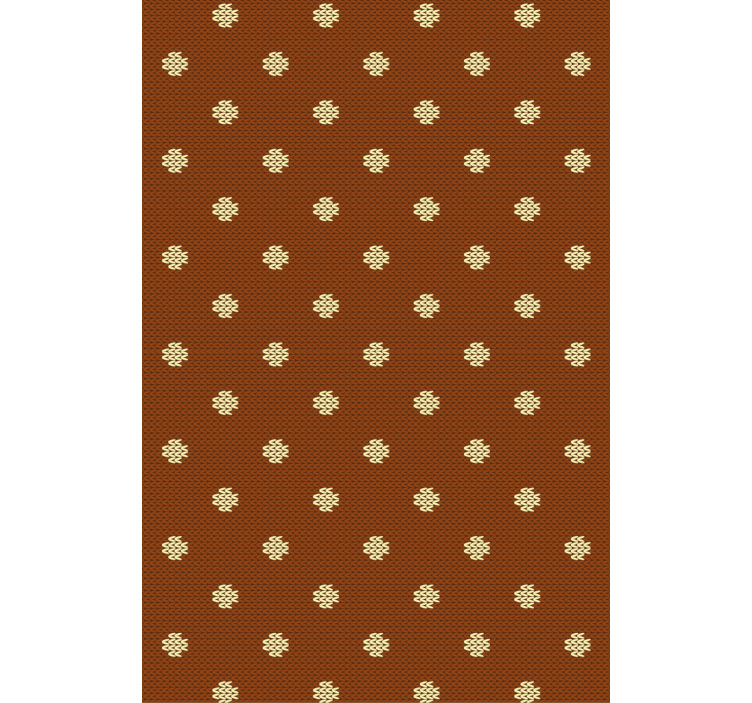 Tapet stue prikkete strikkemønster - Tenstickers