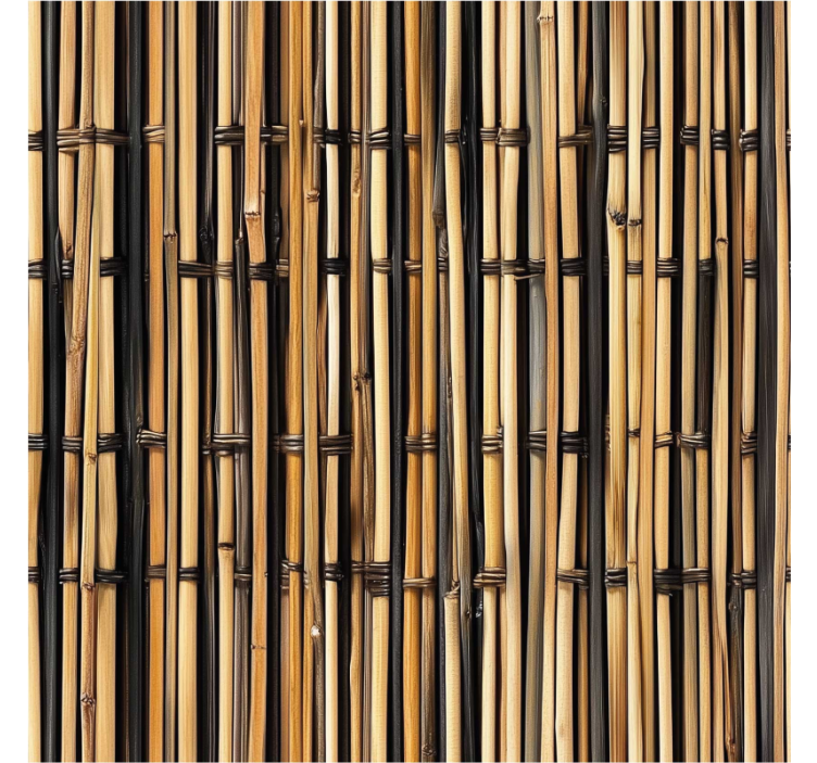 Tapet kjøkken med trestruktur - Tenstickers