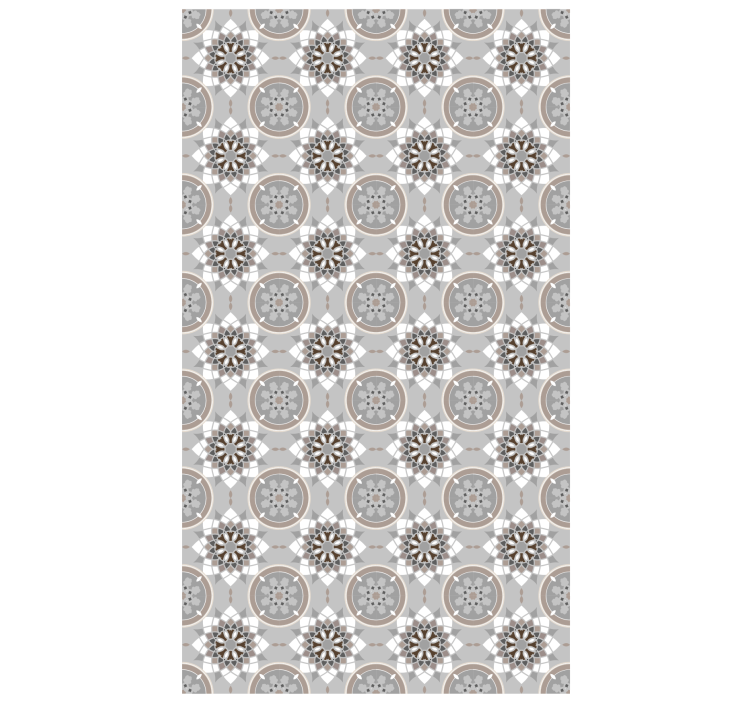 Tapet kjøkken blomsterfliser - Tenstickers