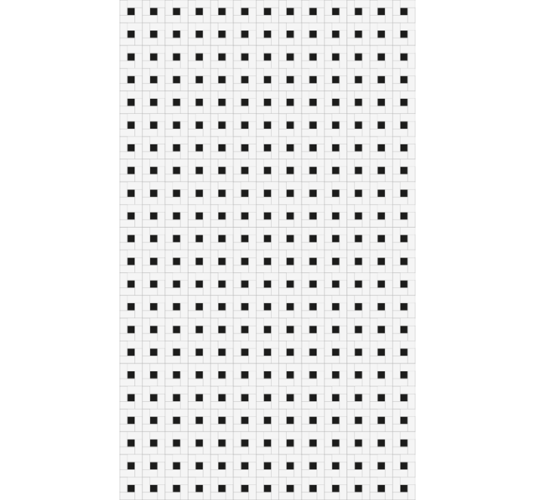 Tapet kjøkken små firkantede moderne fliser - Tenstickers