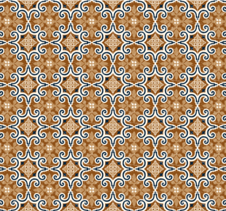 Tapet kjøkken sementstil fliser - Tenstickers