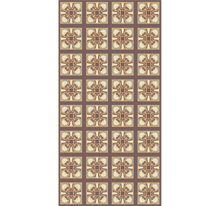 Tapet kjøkken keramisk flis mønster - Tenstickers