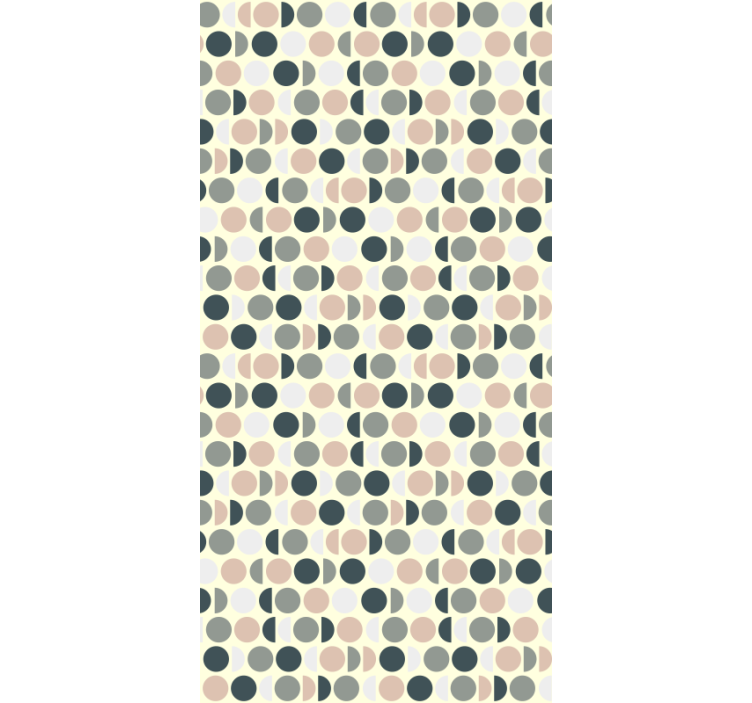 Elegant sirkler tapet kjøkken - Tenstickers