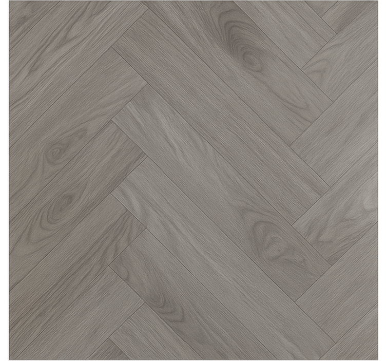 Tapet stue woodward taupe fiskebensmønster - Tenstickers