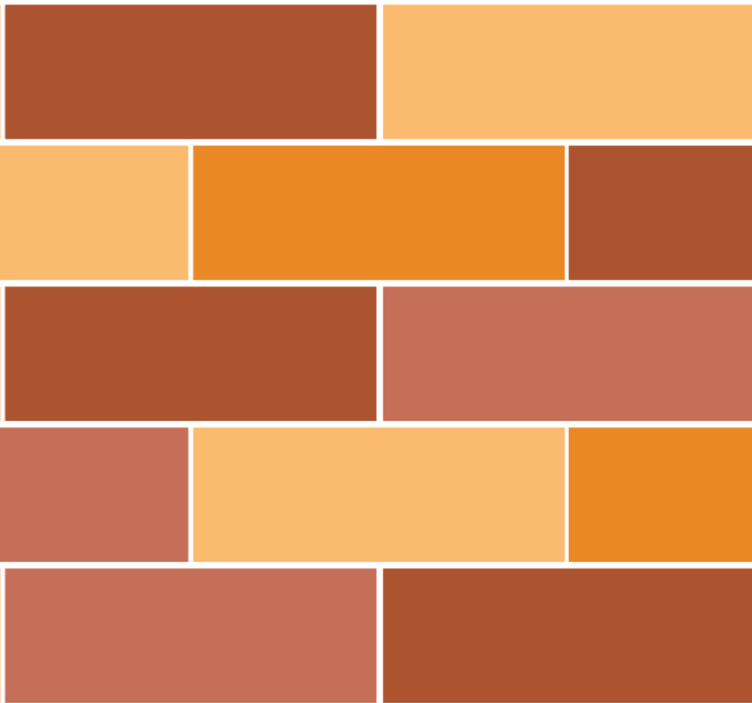 Fargerik murdesign tapet bad - Tenstickers