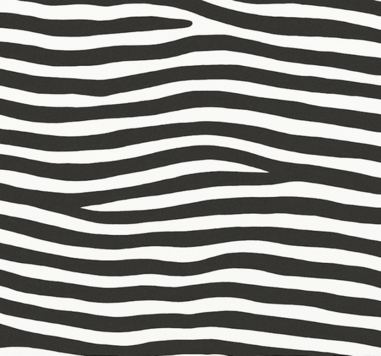 Zebra print tekstur tapet gift - Tenstickers