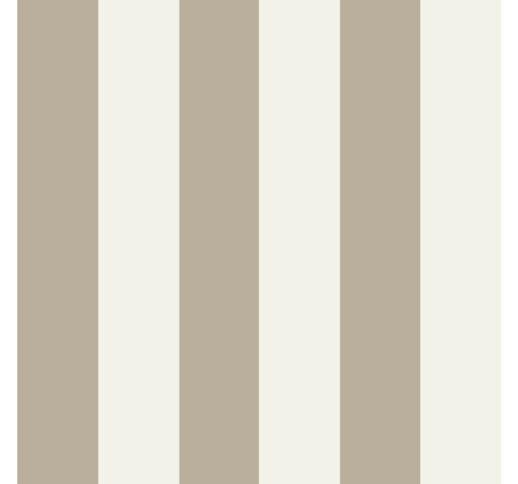 Taupe stripe tapet gift - Tenstickers