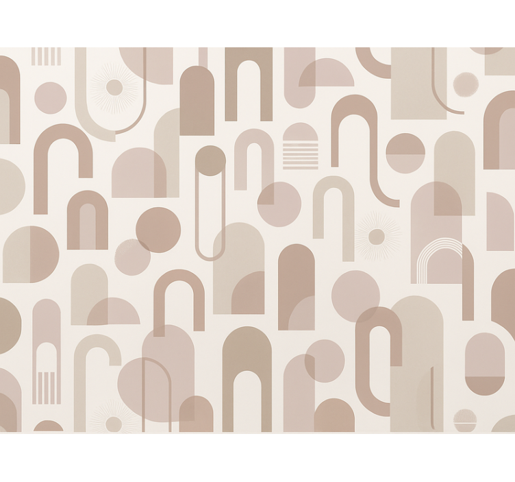 Moderne mønster tapet gift - Tenstickers