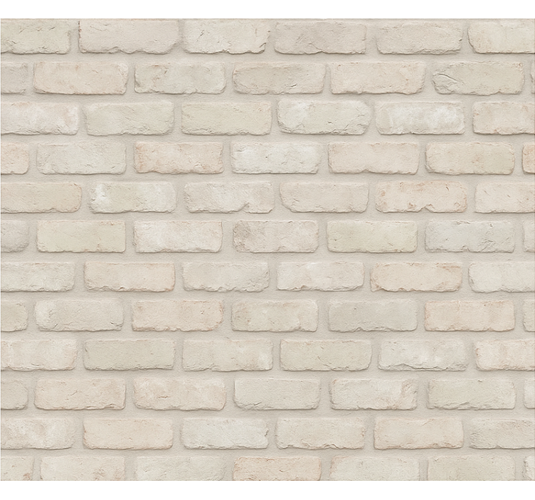 Tapet stue gamle lyse mursteiner - Tenstickers