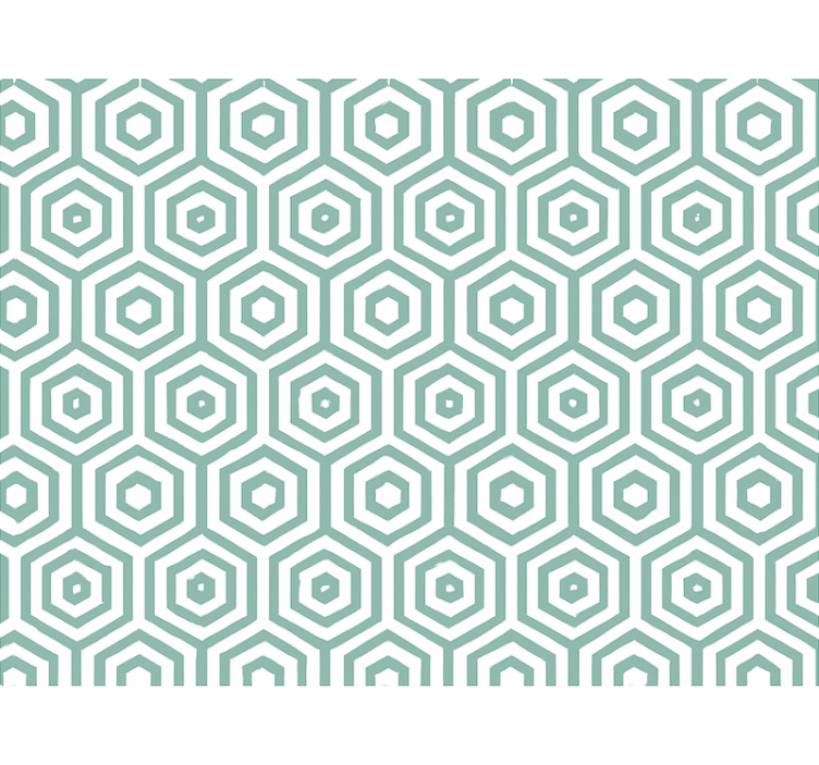 Abstrakt geometrisk tapet stue - Tenstickers