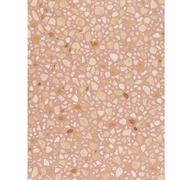 Tapet stein rose earth terrazzo - Tenstickers