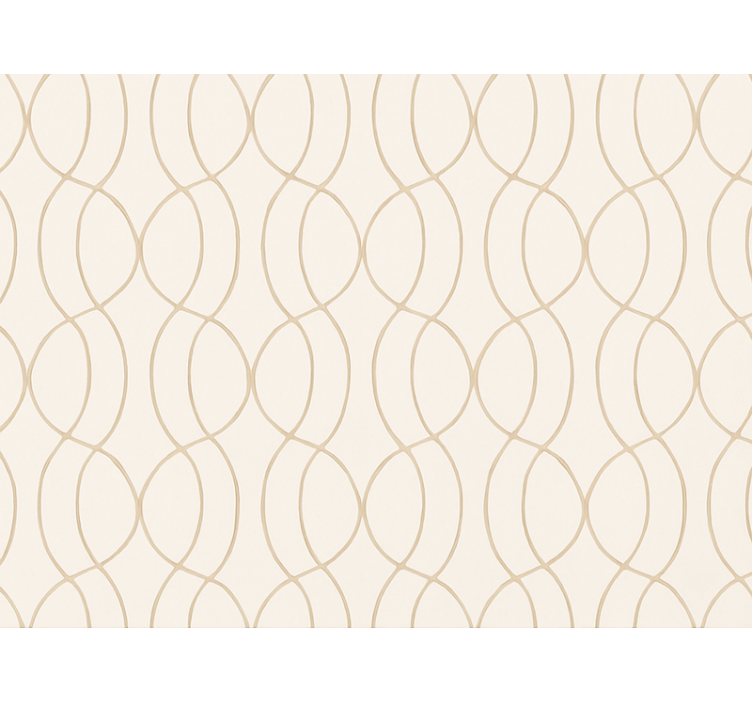 Tapet stue lys treverk mønster - Tenstickers