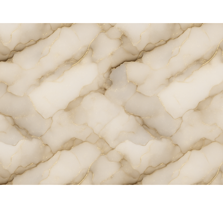 Tapet gift i luksuriøst hvitt og gullmarmor - Tenstickers