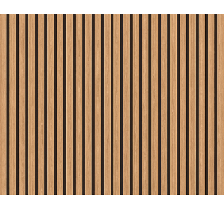 Tapet stue brunt og svart treverkseffekt - Tenstickers