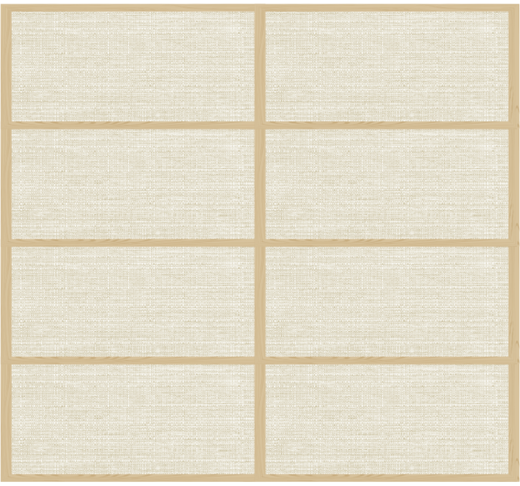 Tapet gift japansk panelstruktur - Tenstickers