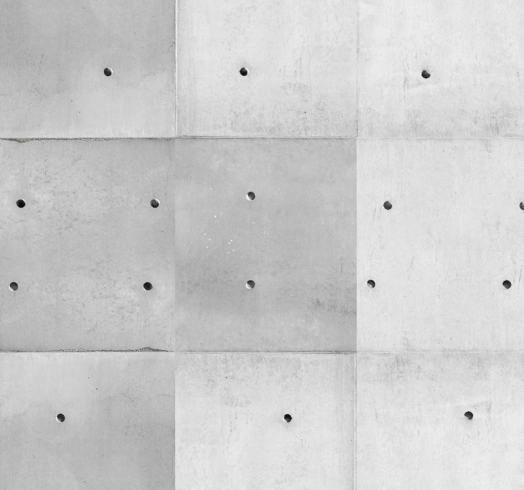 Sjarmen til betonggrått tapet - Tenstickers