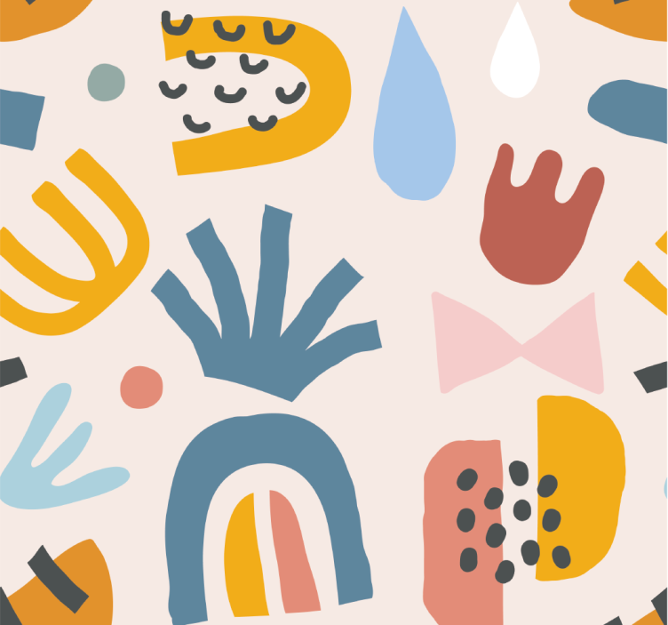 Stue tapet sommerdråper - Tenstickers