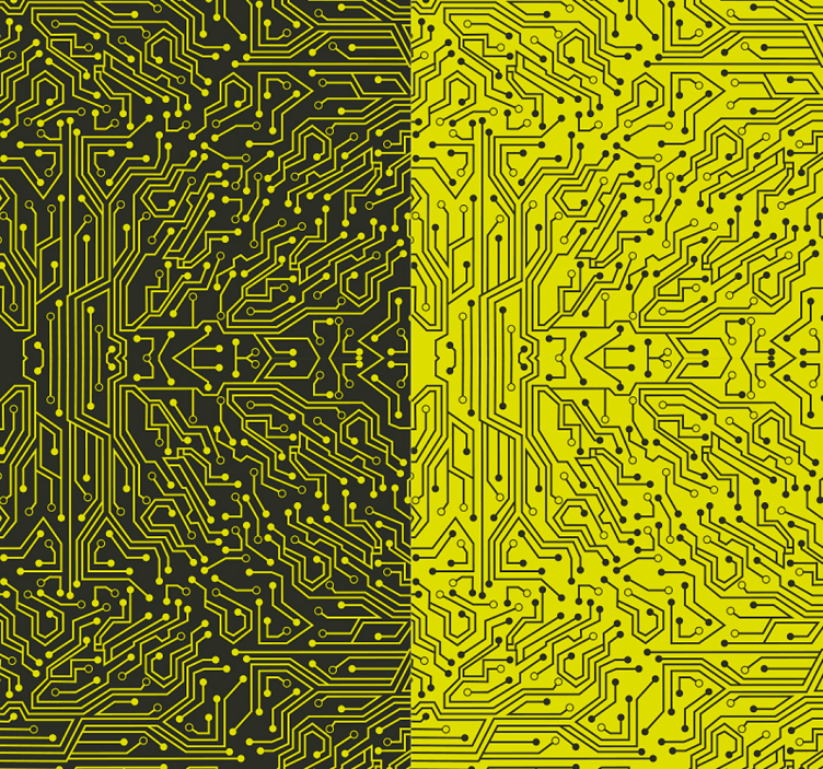 Abstrakte tapet metrolinjer - Tenstickers