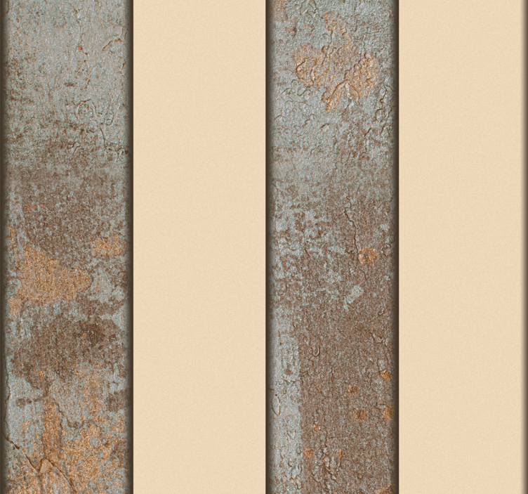 Styling av stripete tapet av betong - Tenstickers