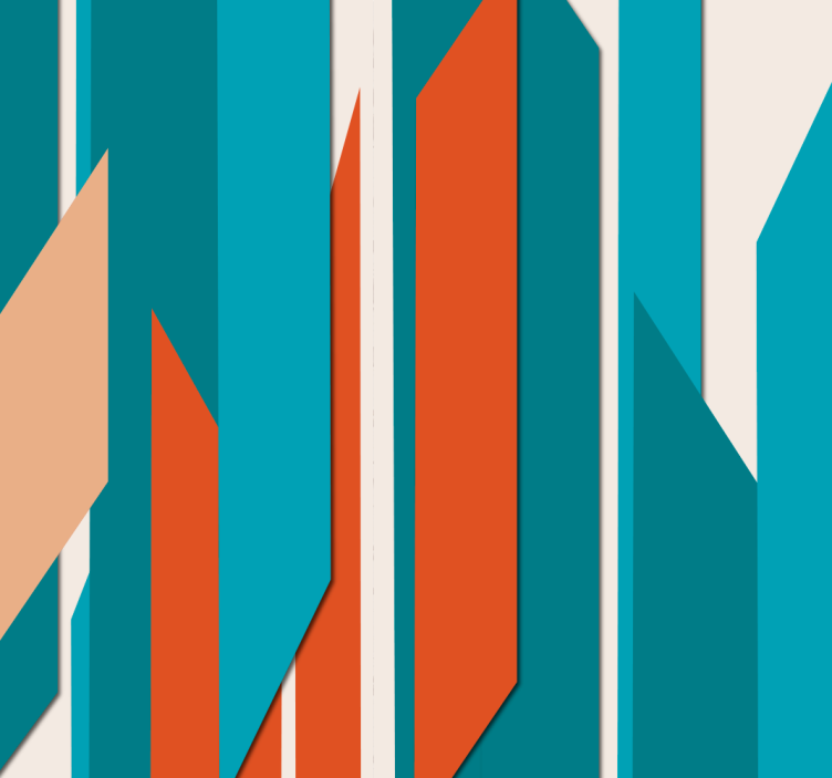 Gull oktober abstrakt tapet - Tenstickers