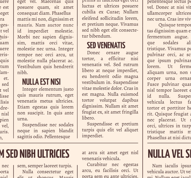 Tapet vintage avis utskrift abstrakt - Tenstickers