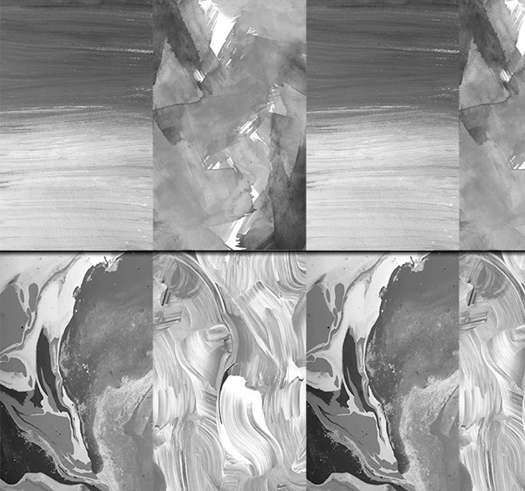 Tapet skyet ettermiddag abstraksjon - Tenstickers