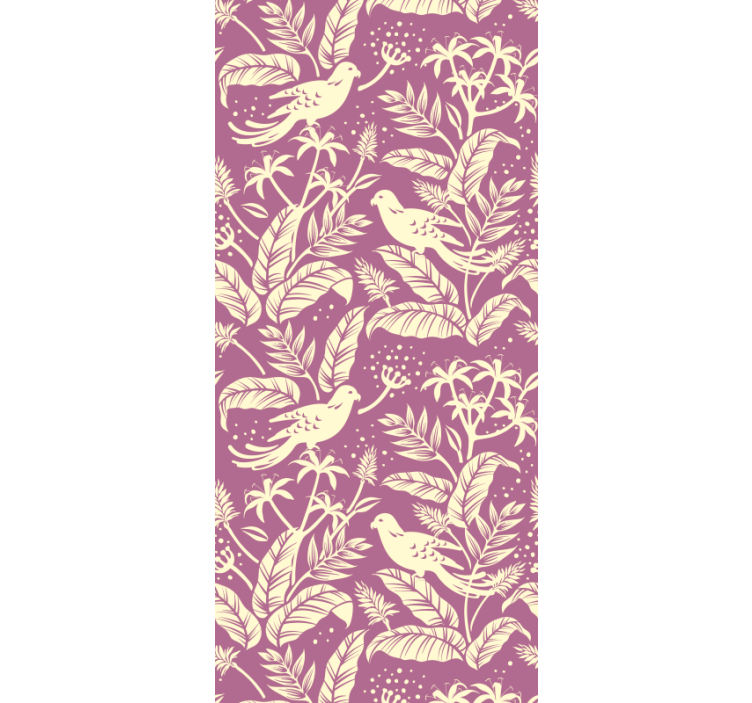 Fugler på grenene dyr tapet - Tenstickers