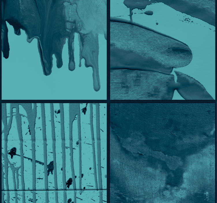 Tapet bak veggen av regn - Tenstickers