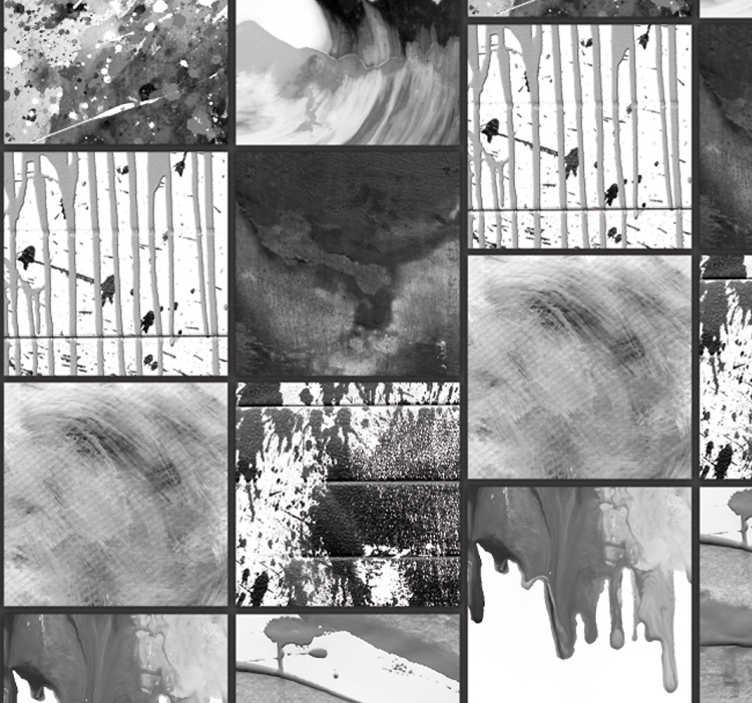 Urban akvarell kunst abstrakt tapet - Tenstickers