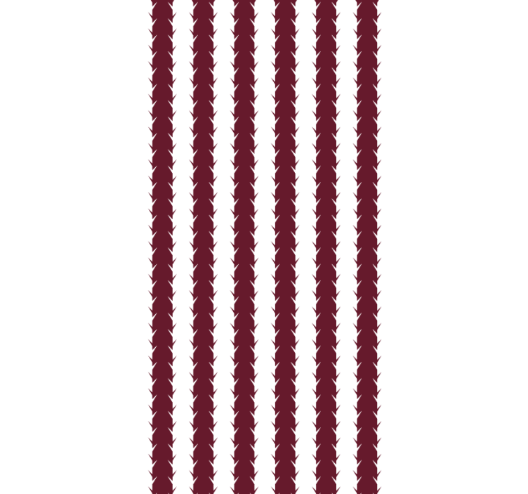 Geometrisk bladmønster tapet stue - Tenstickers