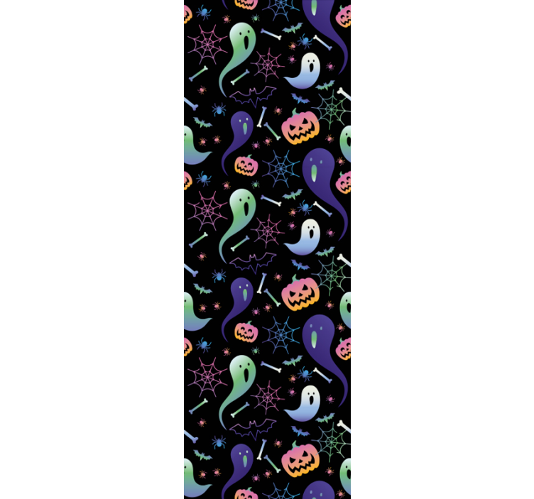 Halloween tapet med halloween-motiver - Tenstickers