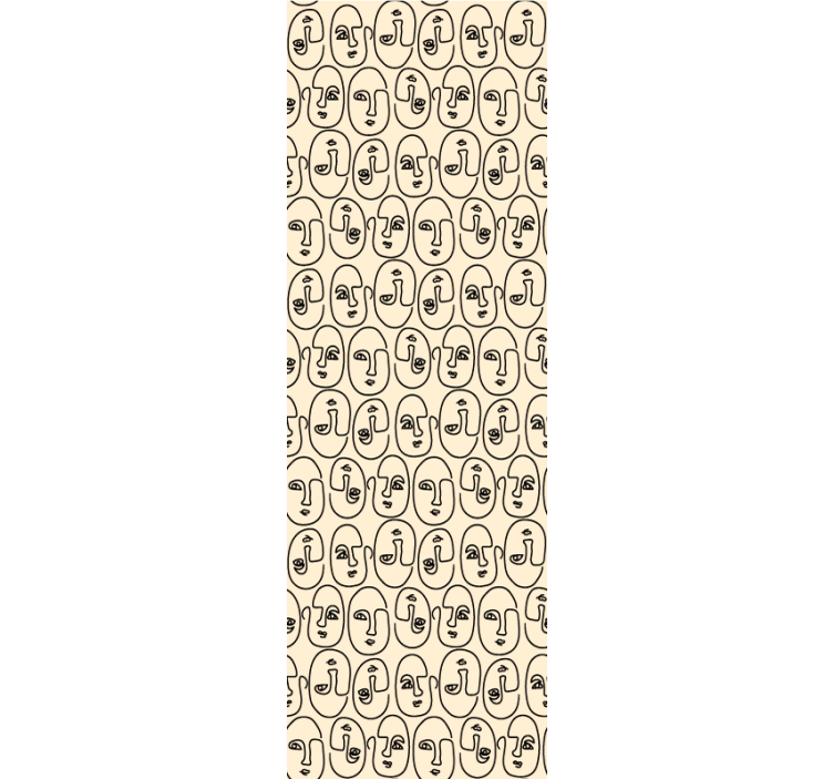 Picasso abstrakte ansikter abstrakt bakgrunn - Tenstickers