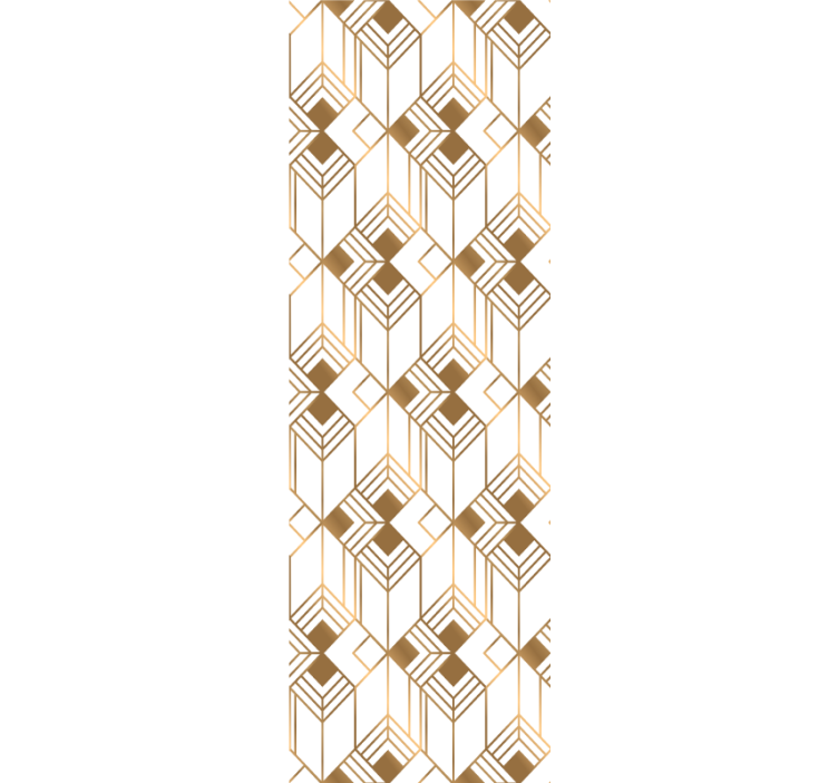 Geometriske linjer kunst stripete tapet - Tenstickers