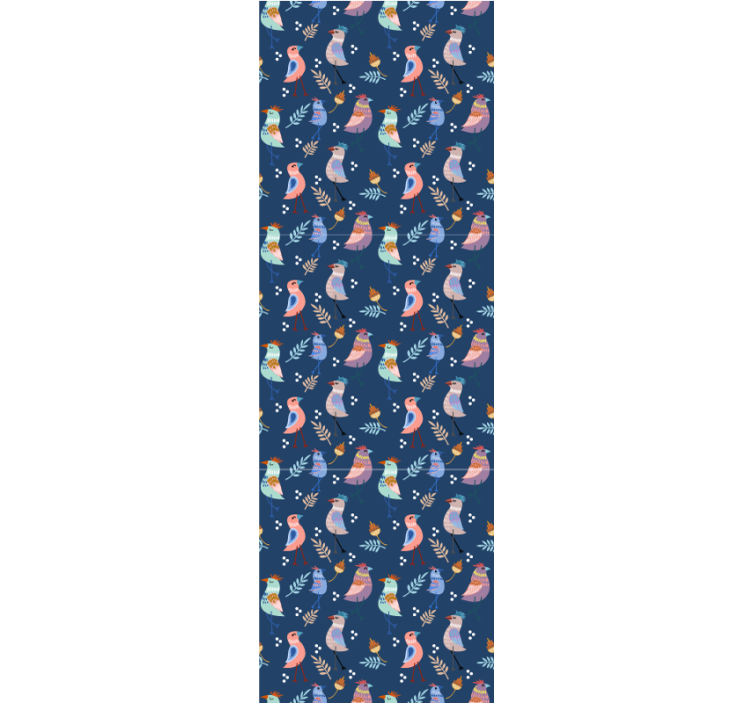 Abstrakte fugler dyr tapet - Tenstickers